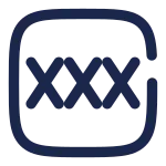 Xxx SVG Icon
